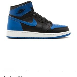 Jordan Kids Sneakers Black and Blue